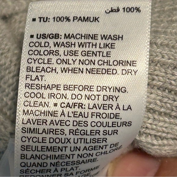 Daily Ritual Women's Boxy Crewneck Sweater, Plus Sz XXL, Gray, Cotton - Picture 6 of 6